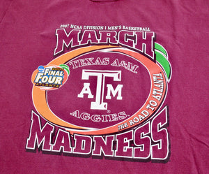 Vintage Texas A&M Aggies 2007 March Madness Shirt Size X-Large