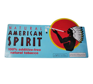 Vintage American Spirit Tobacco Metal Sign