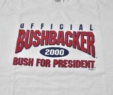 Vintage Bush For President 2000 Bushbacker Shirt Size 2X-Large