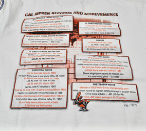 Vintage Baltimore Orioles Cal Ripken 2007 Hall of Fame Shirt Size Medium