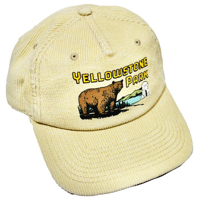 Yellowstone National Park Corduroy Snapback