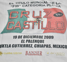 Vintage Cruz Vs Castillo 2009 Boxing Shirt Size Large