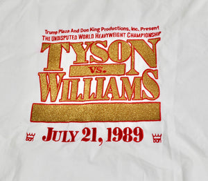 Vintage Mike Tyson vs Williams 1989 Boxing Jacket Size Small