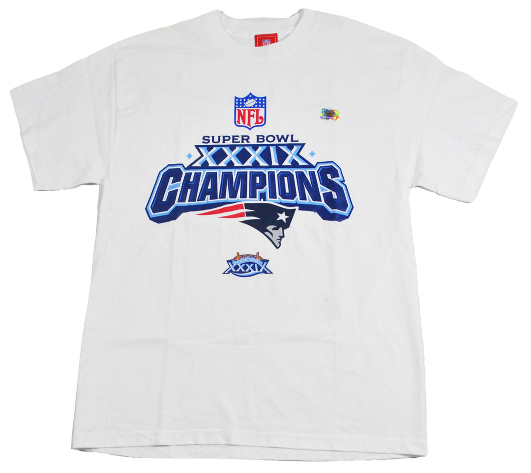 Vintage New England Patriots Super Bowl XXXIX Shirt Size Large