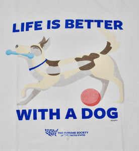 Vintage Life is Better With A Dog Shirt Size Medium