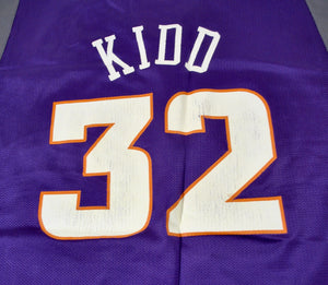 Vintage Phoenix Suns Jason Kidd Champion Brand Jersey Size Large