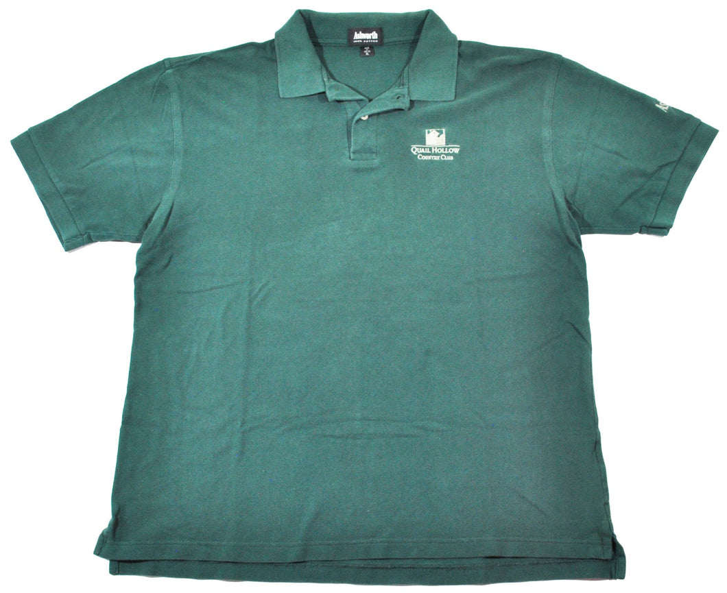 Vintage Quail Hollow Country Club Ashworth Polo Size X-Large