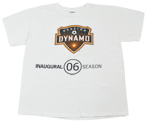 Vintage Houston Dynamo 2006 Inaugural Season Shirt Size Large