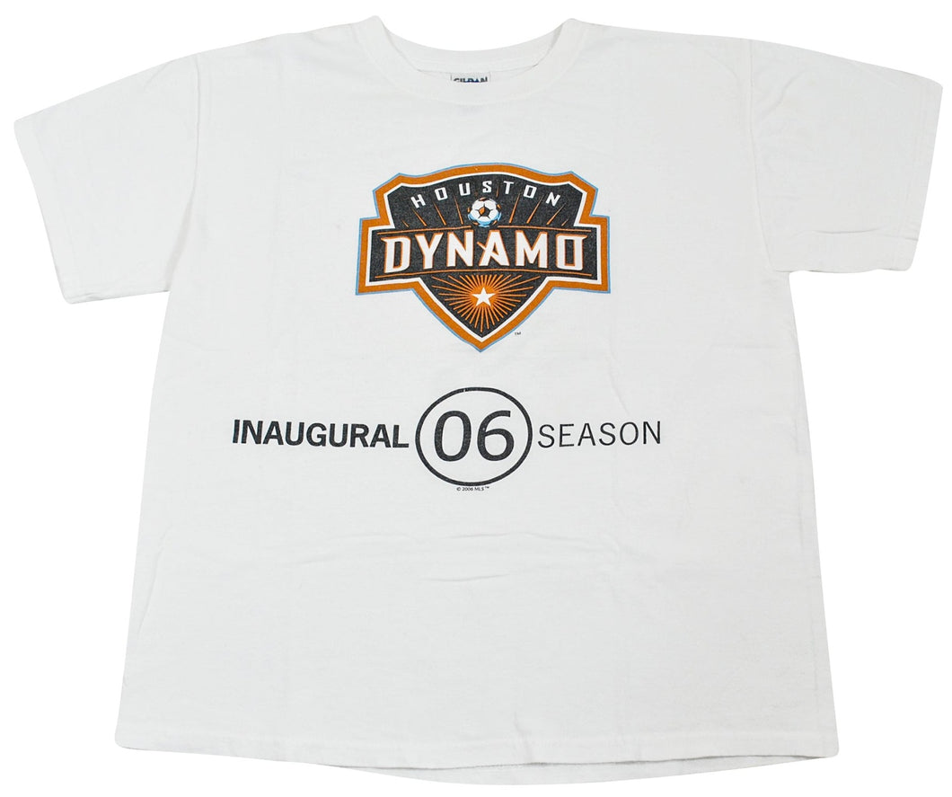 Vintage Houston Dynamo 2006 Inaugural Season Shirt Size Large