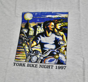 Vintage York Bike Night 1997 Shirt Size X-Large