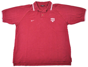 Vintage Texas A&M Aggies Nike Polo Size Large