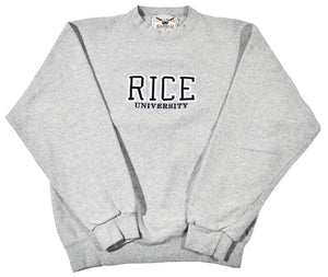 Vintage Rice Owls Sweatshirt Size Medium