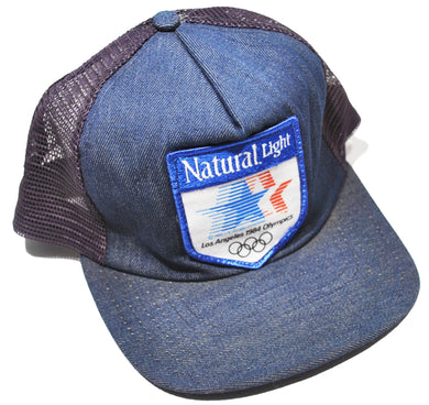 Vintage 1984 Los Angeles Olympics Natural Light Snapback