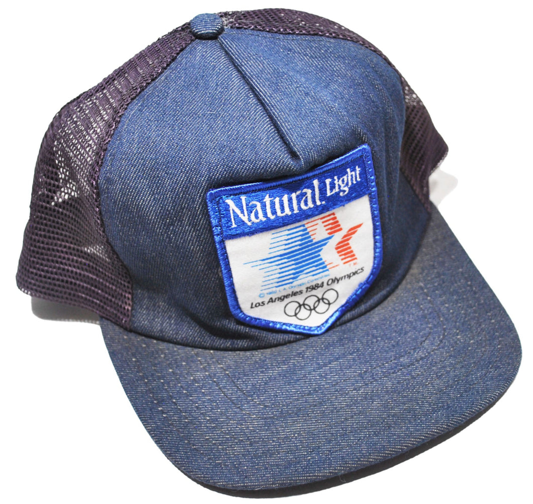 Vintage 1984 Los Angeles Olympics Natural Light Snapback