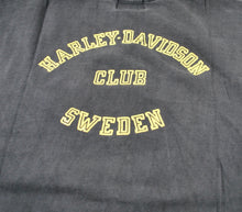 Vintage Harley Davidson Club Sweden 1996 Shirt Size Large