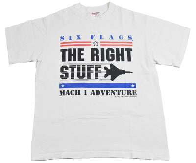 Vintage The Right Stuff Six Flags 1983 Shirt Size Large