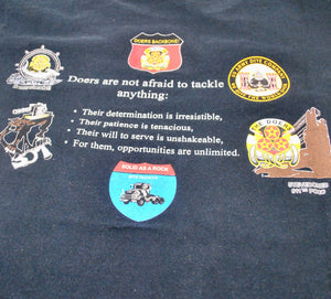 Vintage The Doers Military Shirt Size Large