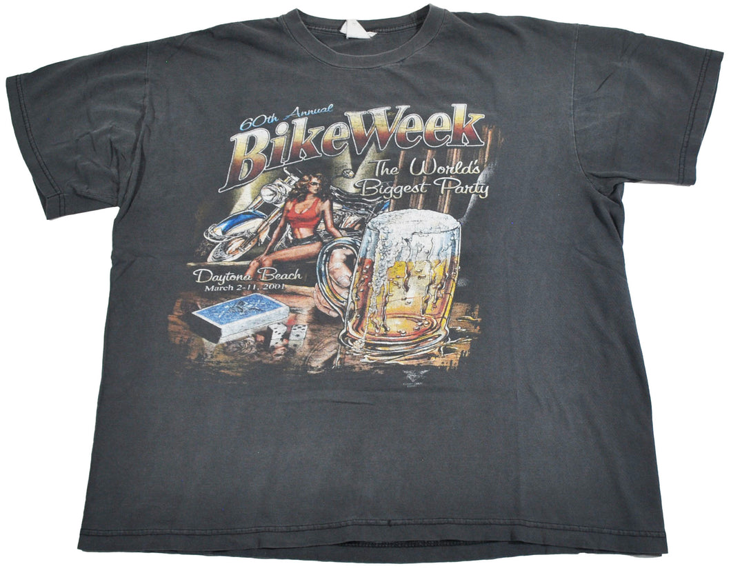 Vintage Bike Week 2001 Shirt Size X-Large