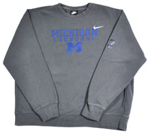 Michigan Wolverines Lacrosse Nike Player Sweatshirt Size Large