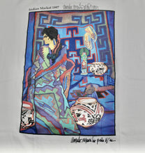 Vintage Indian Market 1997 Autographed Art Shirt Size X-Large