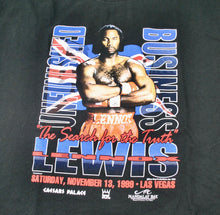 Vintage Lennox Lewis 1999 Boxing Shirt Size X-Large