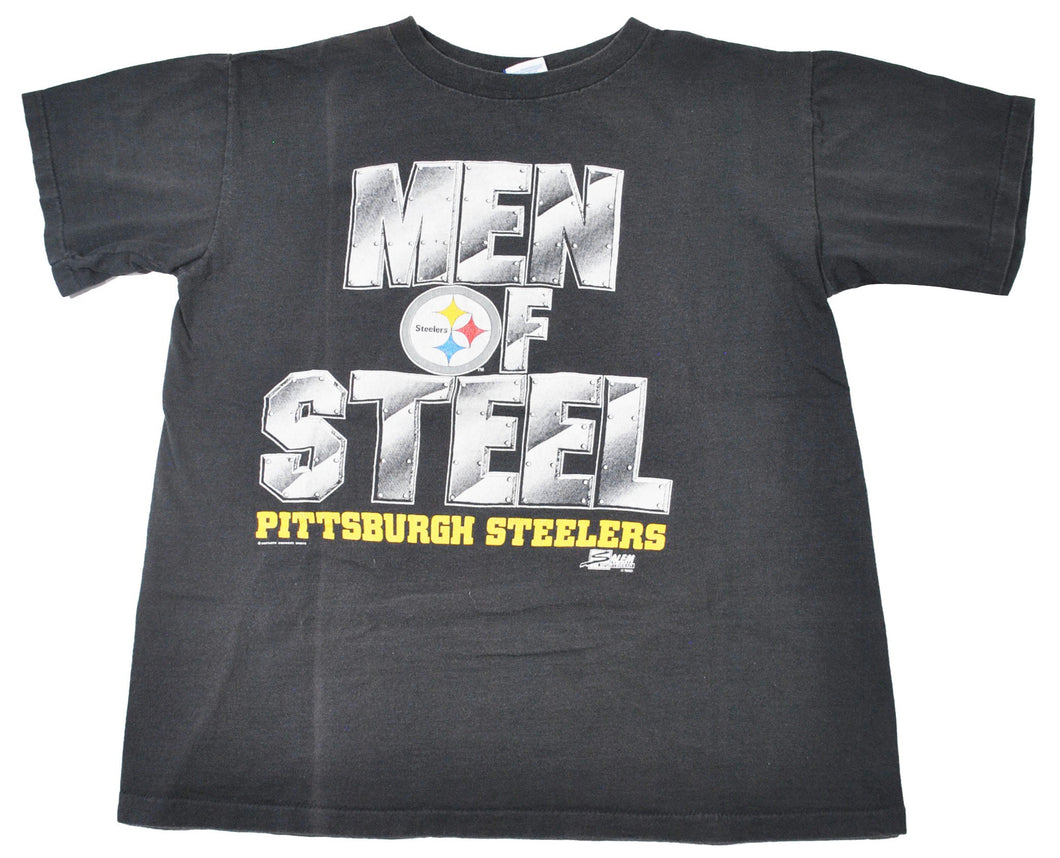 Vintage Pittsburgh Steelers 1990 Salem Sportswear Shirt Size Medium