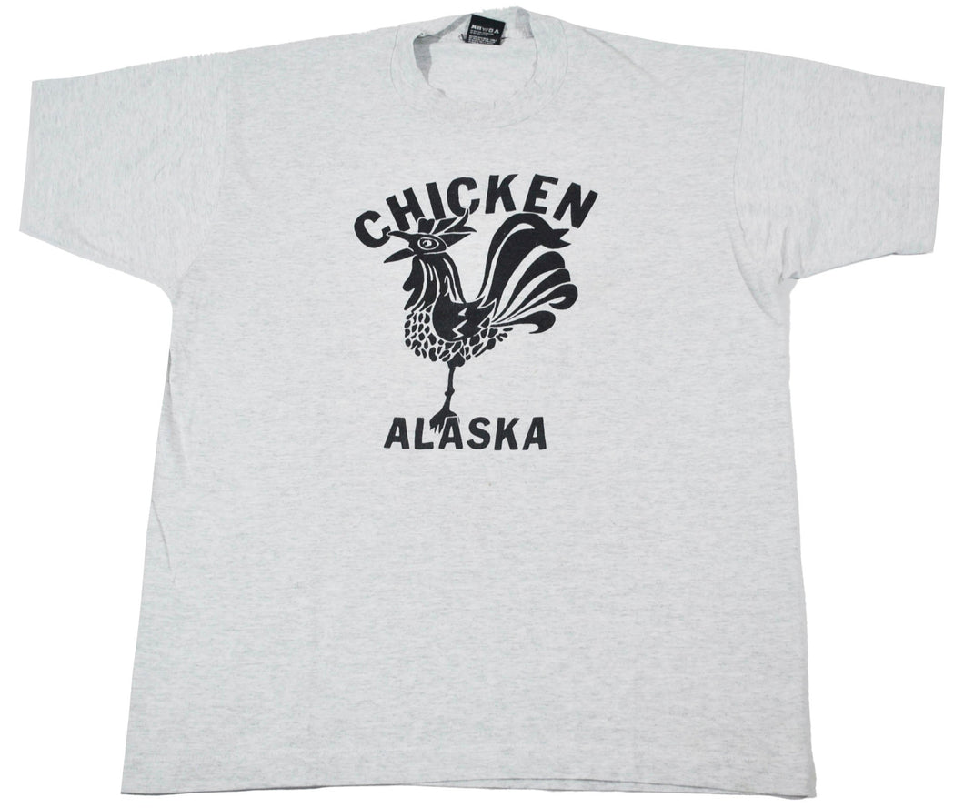 Vintage Alaska Chicken Shirt Size Large