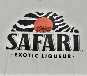 Vintage Safari Exotic Liqueur Shirt Size Large