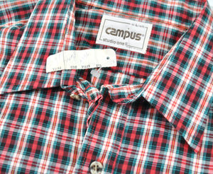 Vintage Campus Made in USA Button 80s Shirt Size Large