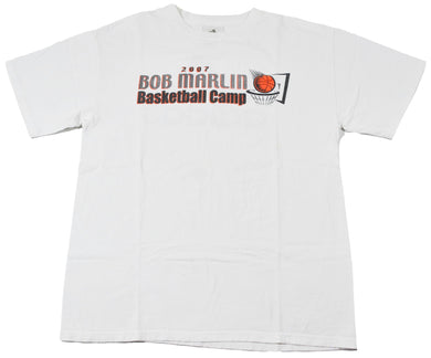 Vintage Bob Marlin Basketball Camp 2007 Adidas Shirt Size Small