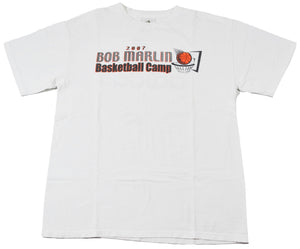 Vintage Bob Marlin Basketball Camp 2007 Adidas Shirt Size Small