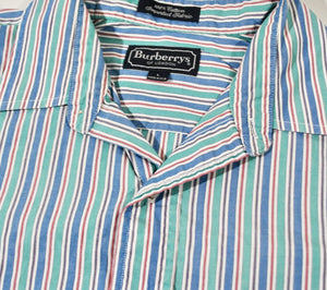 Vintage Burberry's of London Made in USA Button Shirt Size Large