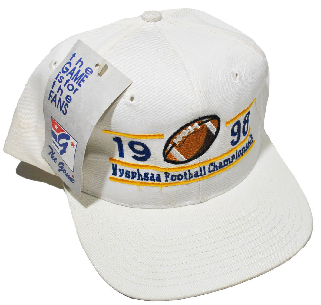 Vintage 1998 Nysphsaa New York Football The Game Snapback