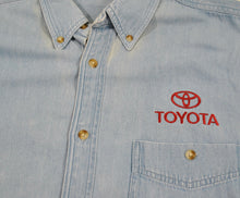 Vintage Toyota Denim Button Shirt Size X-Large