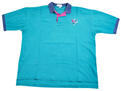 vintage 1990s TACO BELL uniform rubgy style polo shirt 