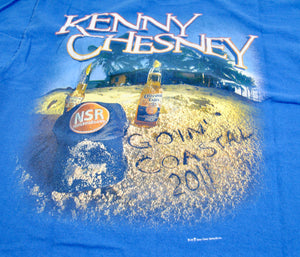 Vintage Kenny Chesney 2011 Corona Tour Shirt Size Medium