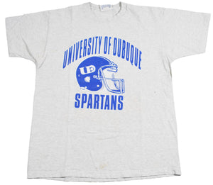 Vintage Dubuque Spartans Football Reebok Shirt Size Large