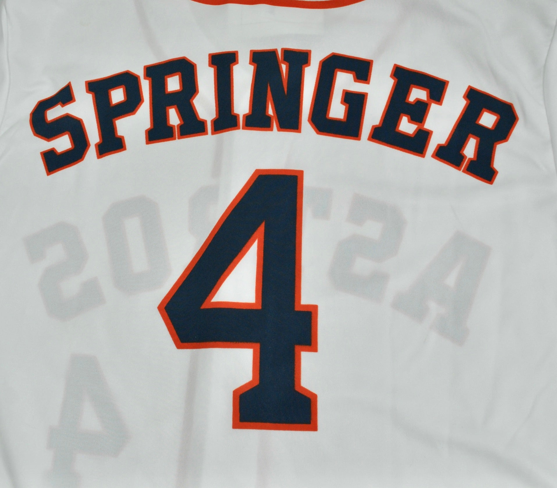 Houston Astros No4 George Springer White Cool Base Stitched Youth Jersey