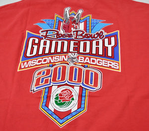 Vintage Wisconsin Badgers 2000 Rose Bowl Shirt Size X-Large