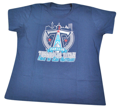Vintage Tennessee Titans Fans in San Antonio Fan Club Shirt Size Women's X-Large