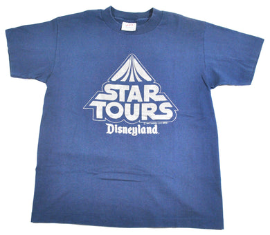 Vintage Star Tours Star Wars 1986 Disneyland Shirt Size Medium