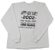 Vintage Happy New Year 2002 New York City Time Square Shirt Size Large