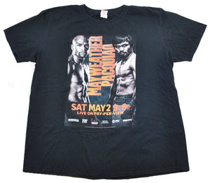 Vintage Mayweather Pacquiao Boxing Shirt Size X-Large