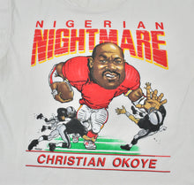 Kansas City Chiefs Nigerian Nightmare Christian Okoye Retro Shirt Size Medium