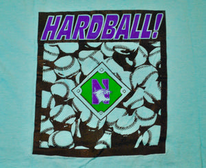 Vintage Northwestern Wildcats Baseball Shirt Size X-Large