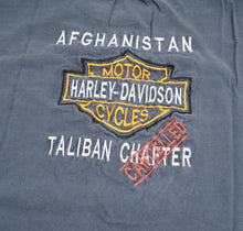 Vintage Harley Davidson Taliban Cancelled Chapter Special Operations Military Shirt Size X-Large