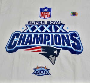 Vintage New England Patriots Super Bowl XXXIX Shirt Size Large