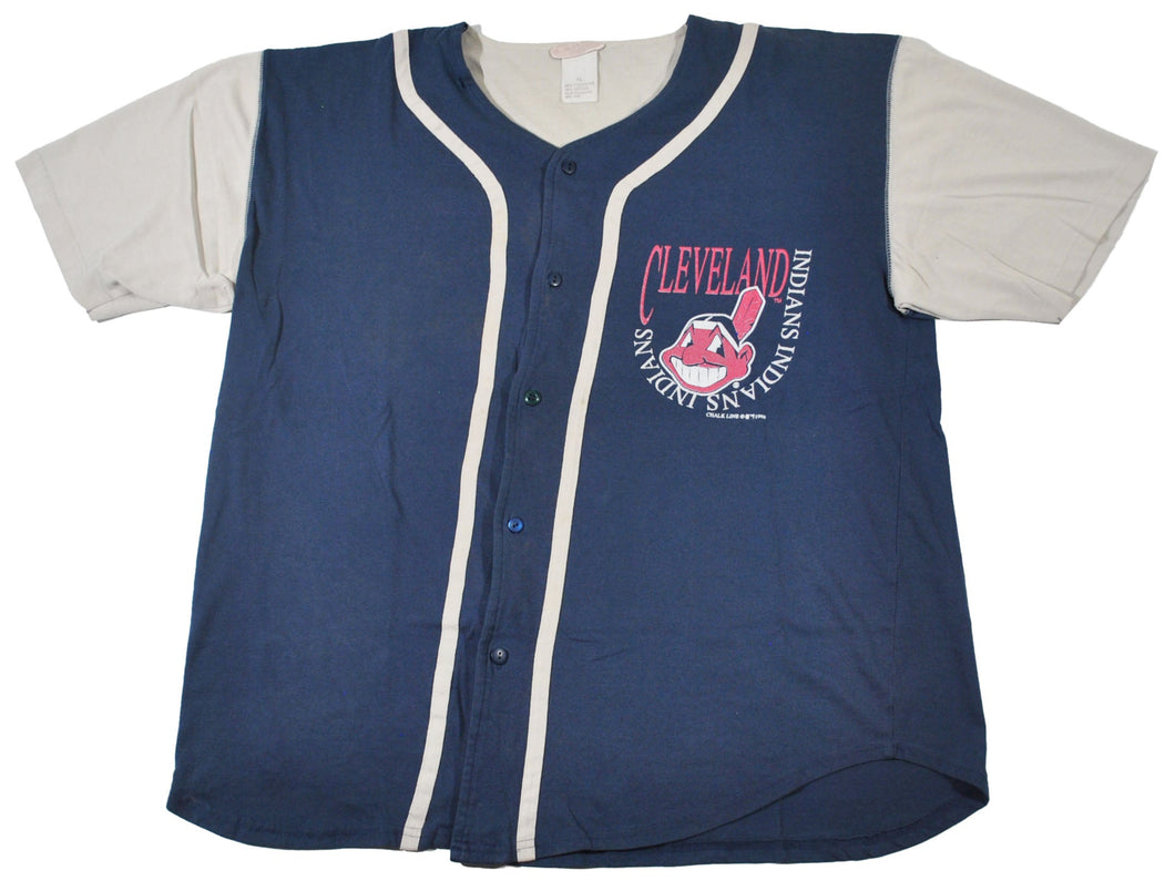 Vintage Cleveland Indians 1996 Jersey Size Large