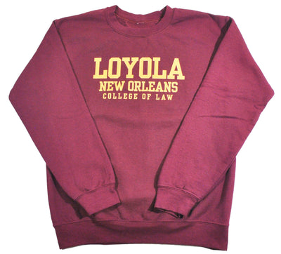 Vintage Loyola New Orleans College of Law Sweatshirt Size Small