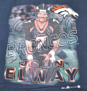 Vintage Denver Broncos 1997 John Elway Shirt Size X-Large